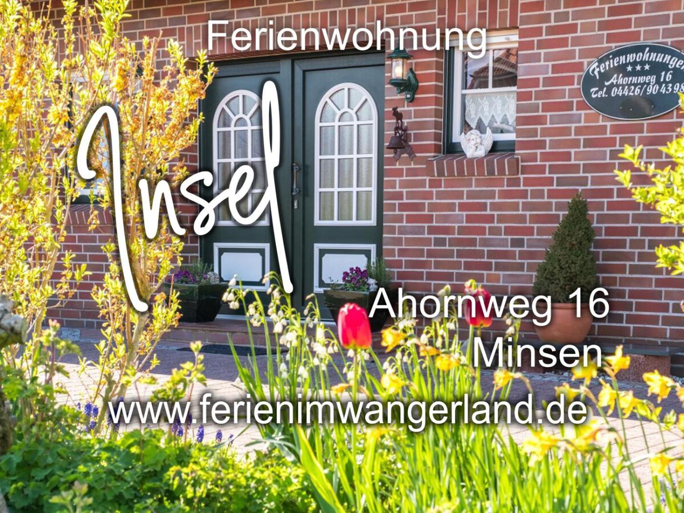 Ferien Im Wangerland Ferienwohnung Insel Minsen Schillig Hund Pool Sauna Eksteriør bilde